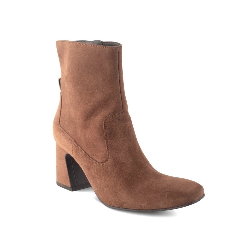 NEW Paul Green Nepal Bootie Nougat Brown Suede Size 7.5 US 5 UK